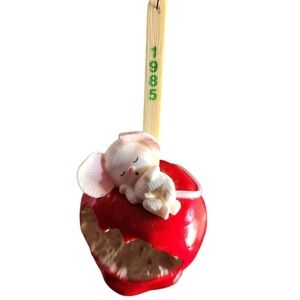 Hallmark 1985 The Candy Apple Mouse ornament